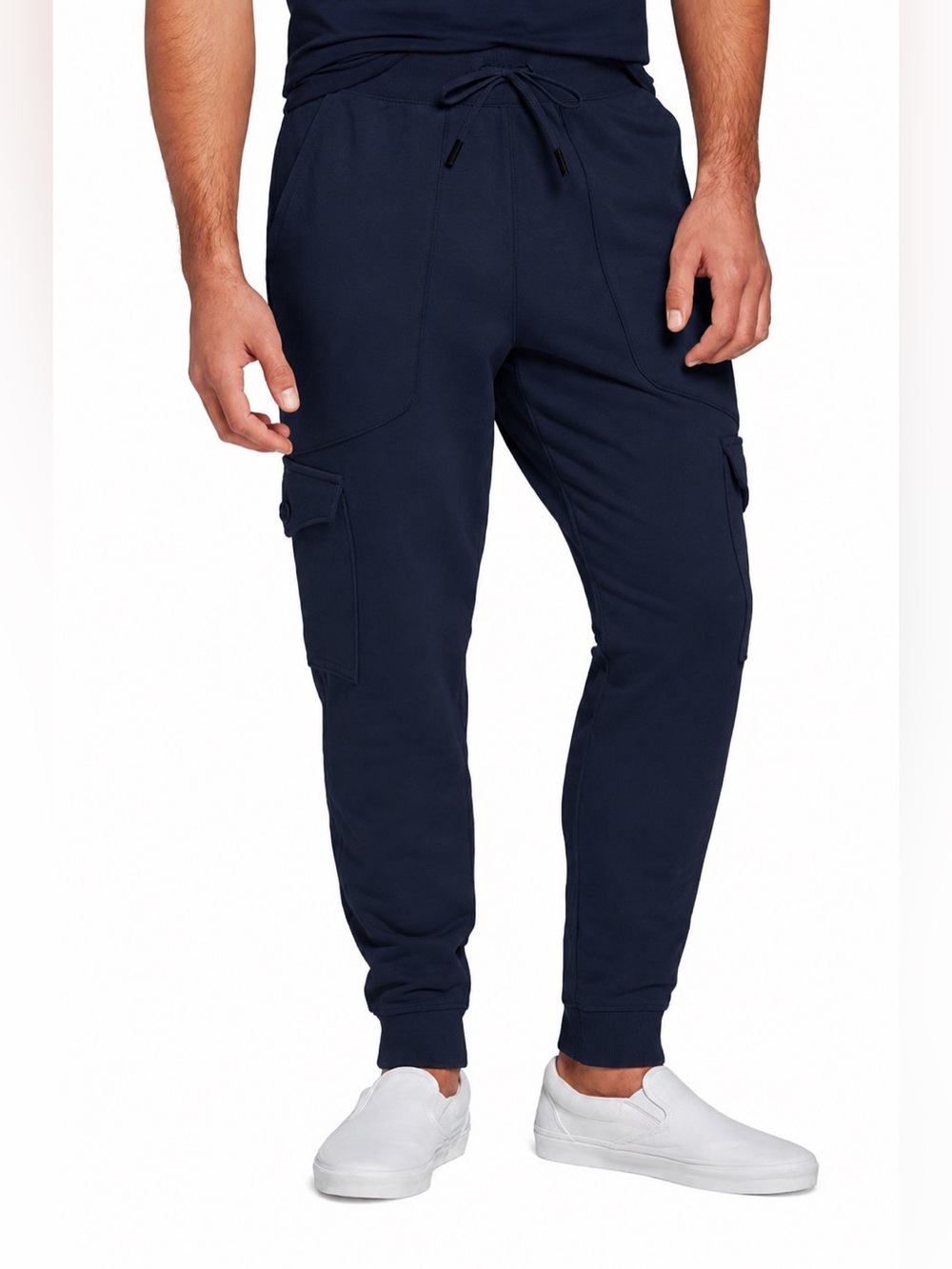 VRST Men’s Commuter Cargo Pants in Navy Blue